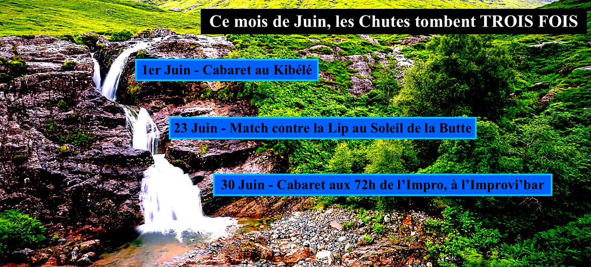 ChutesLes's tweet photo. Un mois de juin chargé! https://t.co/H0sqOkvDMv