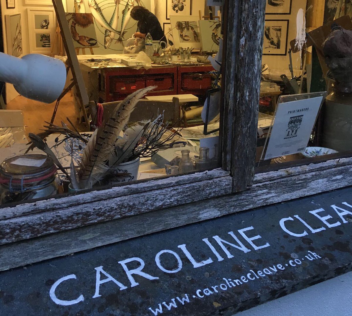 We’re very excited to see one of our favourite artists <a href="/CleaveCaroline/">Caroline Cleave</a> in this year’s <a href="/OpenStudiosCorn/">Open Studios</a>! Head to Port Isaac from 25th May - 2nd June to pop into her garden studio to chat about her latest work and pieces she’s currently working on 🎨🖌 #portisaac #openstudios2019