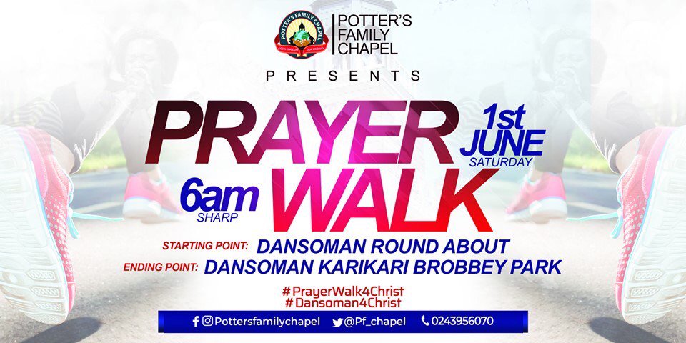 XtianEventsgh's tweet photo. Prayer Walk
#GHCE
#JuneEvents
#GODISNOTDEAD
#GHCE2 https://t.co/MMrr9aFZQp