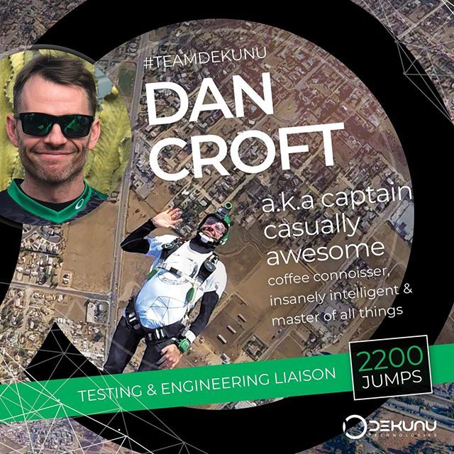 dekunu's tweet photo. Is there even anyone cooler than Dan Croft? He plays guitar, rides motorbikes, shreds in the sky, is quick witted, super duper smart, incredibly humble and well... he's just a real stand up guy. Dan has been a part of the Dekunu team since prototype 10 and has since hugely i… https://t.co/c7ZLLknCGR