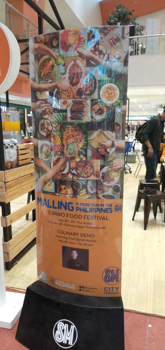 GJGaddi's tweet photo. Filipino Food Festival @ SM Fairview
#filipinofoodfestival #smfairview #mallingismorefuninthephilippines #smsupermalls https://t.co/rWRVvLm2X1