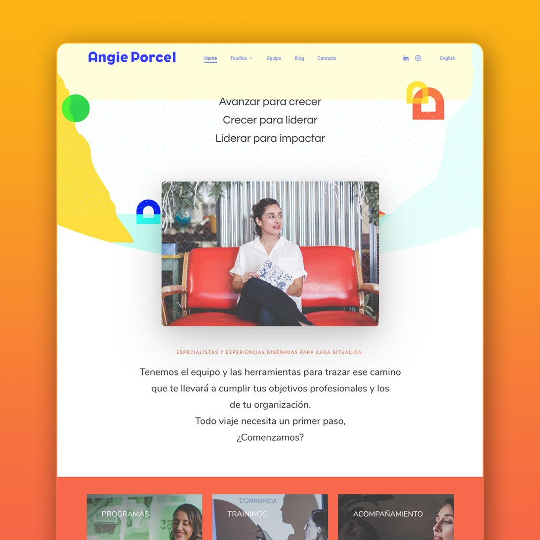 stayhungry_bcn's tweet photo. Despidiéndonos de la página del estudio con este proyecto de identidad y web para la experta en formación y liderazgo Angie Porcel
https://t.co/Ju4Zhra1ov
En breve portfolio renovado!
#diseño #identidad #web https://t.co/dPSVFXrYEI