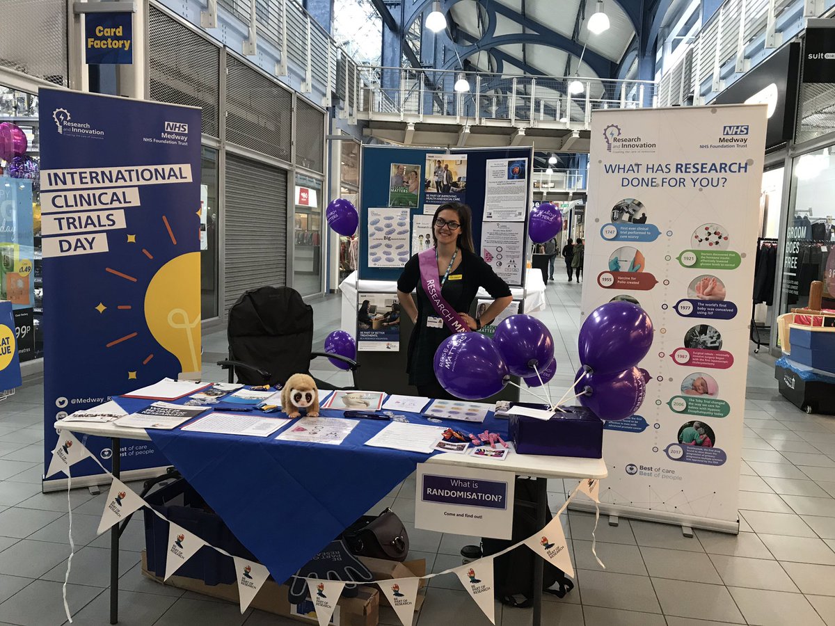 JodieS1988's tweet photo. Come join me @Dockside_Outlet for International Clinical Trials Day! @Medway_Research @Medway_NHS_FT https://t.co/QlcuA9twm6