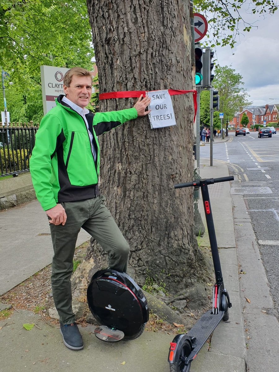 GyroWheelDublin's tweet photo. Why destroy the character of our city replacing 120 year old beautiful matured trees with bus corridors and have modern efficient e-transport classified as illegal!! https://t.co/MLWGVHHuwd