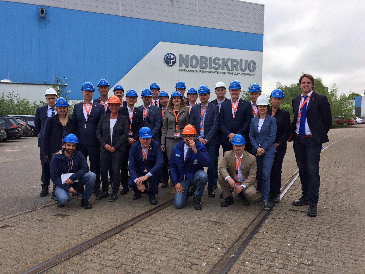 Jetzt geht's los! Official kick off for the shipbuilding delegation at the IHK Rostock with presentations by @MaritimeTechEN and <a href="/voorzittermkbnl/">Jacco Vonhof</a>. Meanwhile, the yachbuilding delegation are paying a visit to Nobiskrug. #NLGermany #maritime