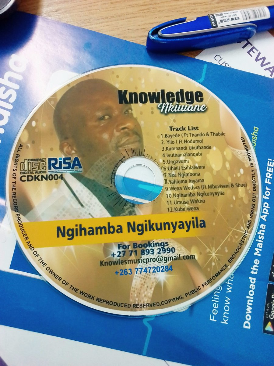 phiniassZW's tweet photo. SO I bumped into the charismatic &ernegetic @KnowlesNkiwane (with his studio-on-cart) on Saturday in #Bulawayo, first time!
Wasn't going to let him pass by without purchasing his CD... nhevha!
#weBYOnd https://t.co/qFLklmVZSH