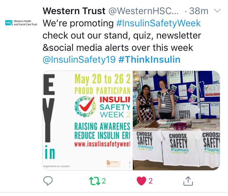 QImedgovpharm's tweet image. Great to see a coordinated approach across N Ireland for #InsulinSafetyWeek Keep your eyes 👀 open for daily updates from all Trusts #thinkinsulin #teamwork @athinyaa @pweiniger @RNeilABlack @erikahughes111 @MedGovTeamNI @InsulinSafety19