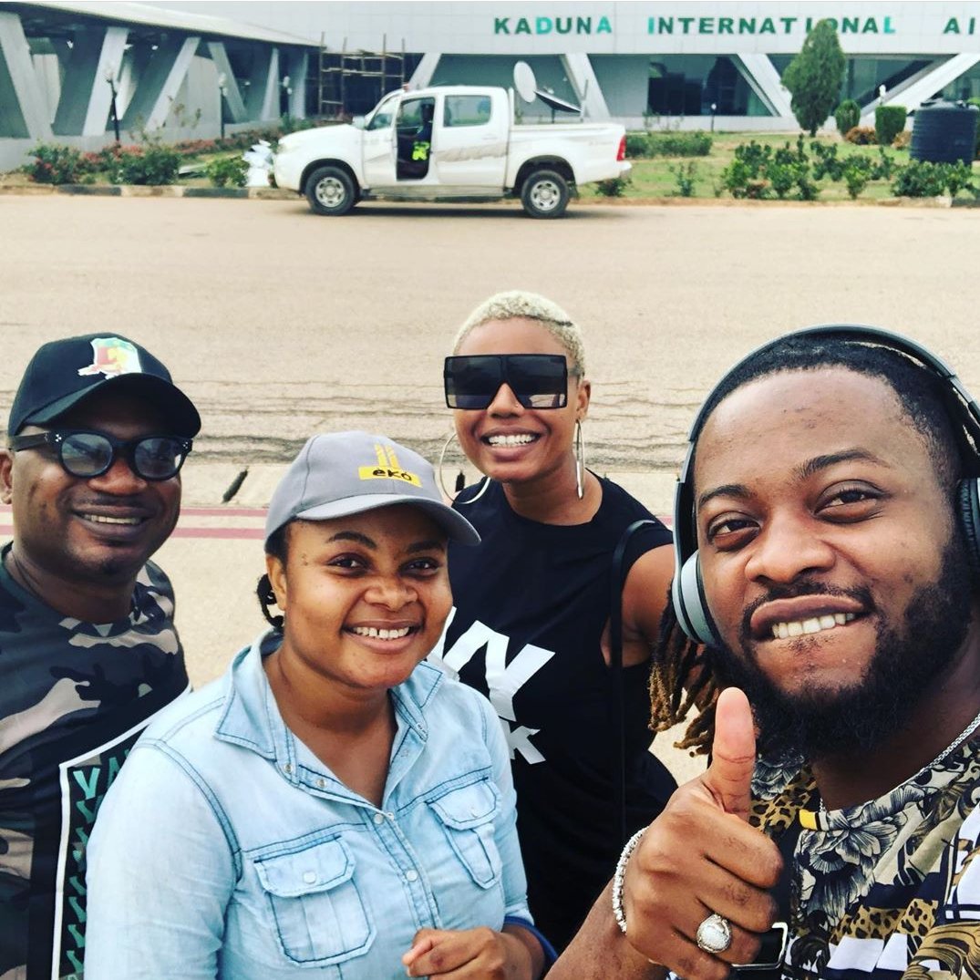 SandraJacobsFeb's tweet photo. One prayer all reality show contestants pray for is to be relevant and busy after the show. This is exactly what is happening to Teddy A. He wasn't an actor before the show but now, he is busy with movie roles alongside great actors. Here he is for #CreepyTheMovie. Zaddy I hail🙌 https://t.co/0tc8eOWJEJ