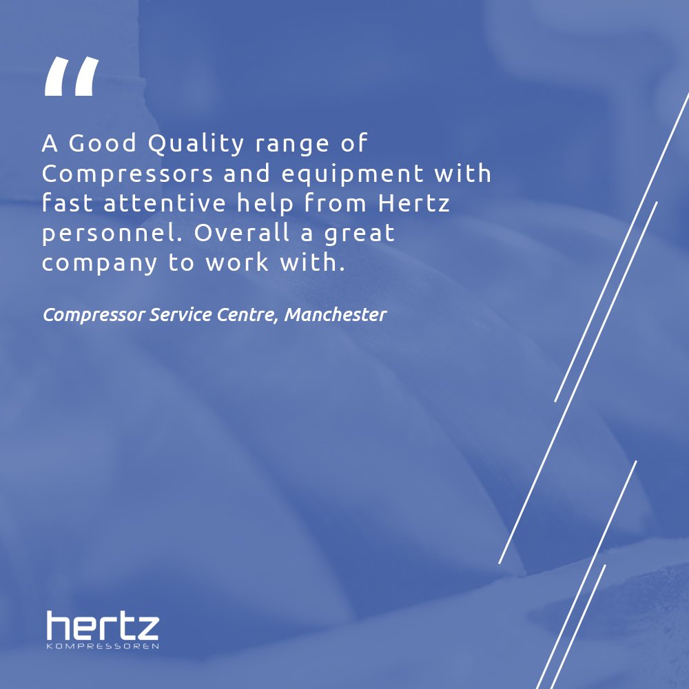 Than you for the fantastic review and the recommendation! 😄

Click here to view the rest of our testimonials 👉 hertz-kompressoren.co.uk/testimonials/
#HertzKompressoren