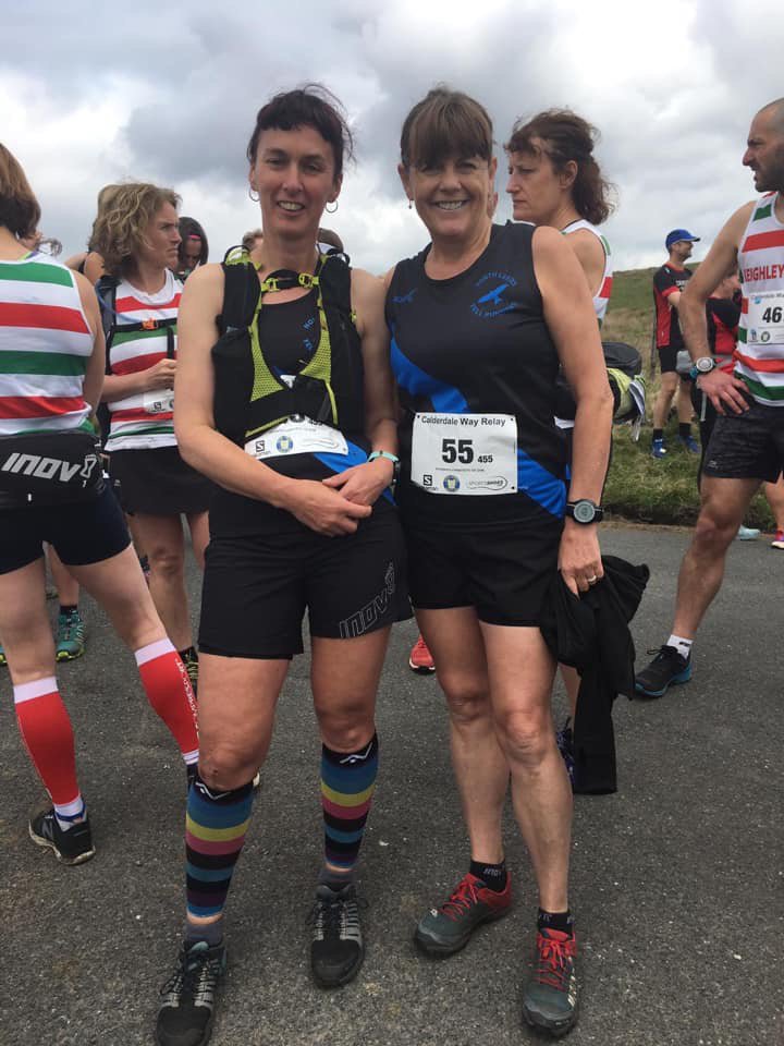 NLFellRunners's tweet photo. We are a small club with fewer than 50 members. But we still managed to field a women’s team for #CalderdaleWayRelay (OK, we used one runner twice!) & came 9th women’s team out of 16. A grand day out. https://t.co/9guE2oaiVF