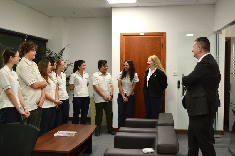 GreenfieldIntS's tweet photo. Our Principal, Dr Weston presented new House Captains with their House Captains badges. Congratulations to the students on their new appointments!
#behappybegcs #taaleemdxb #inspiringyoungminds #mygcs #wearegcs https://t.co/0SAnlBGCAS
