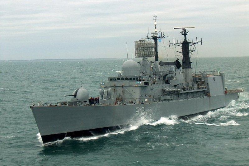 FlMichele69's tweet photo. The last surviving destroyer  #type42 🇬🇧 #ARAHercules ironically it belongs to @Armada_Arg 🇦🇷  today it is used as a transport ship and amphibious assault @RoyalNavy @thinkdefence @D__Mitch @Capt_Navy @Saturn5_ @CllrJamesDawson @Bruce437t @CavasShips @navaltoday @NavyLookout https://t.co/WoNVQJ4xHS