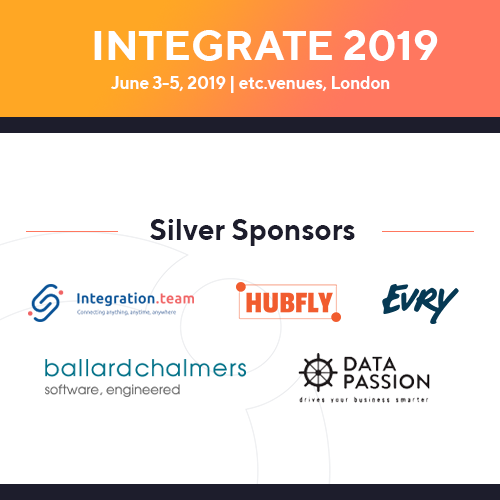 atomic_scope's tweet photo. Thank you @WeAreHubfly @Integr8tionTeam @ballardchalmers @DATAPassionGmbH @EVRY_ASA for being our silver sponsor for #INTEGRATE 2019 UK! We couldn't do it without you! https://t.co/hpmySYW6vH