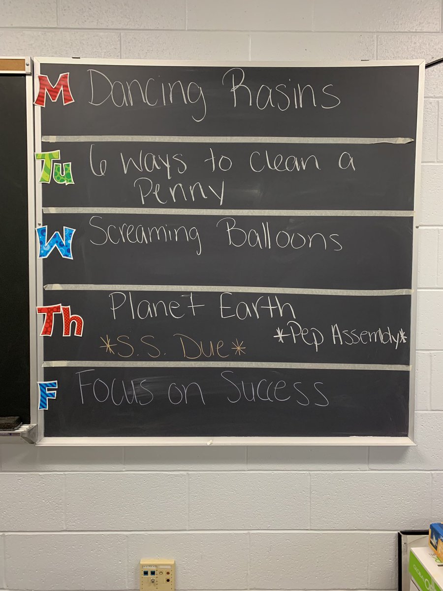 CMS_Neptune's tweet photo. This last full week of school we will be doing some fun labs in which we explore some fun science concepts! The last binder check will be today, and science starters are due Friday! https://t.co/UJb6dFAcVn