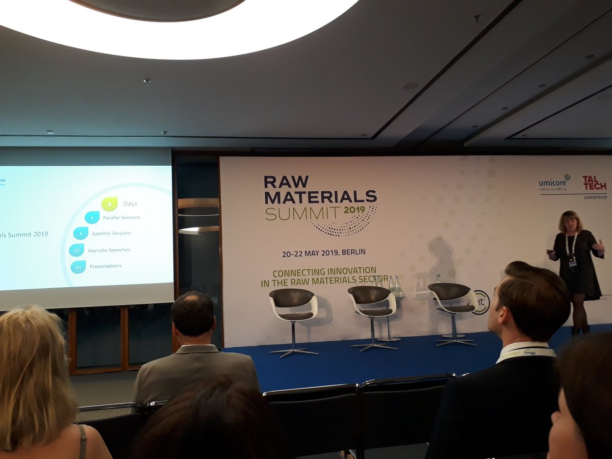 PeterVercaemst's tweet photo. @k_hanghoj CEO of @EITRawMaterials opens the first  RawMaterials Summit https://t.co/GcoctUhhze