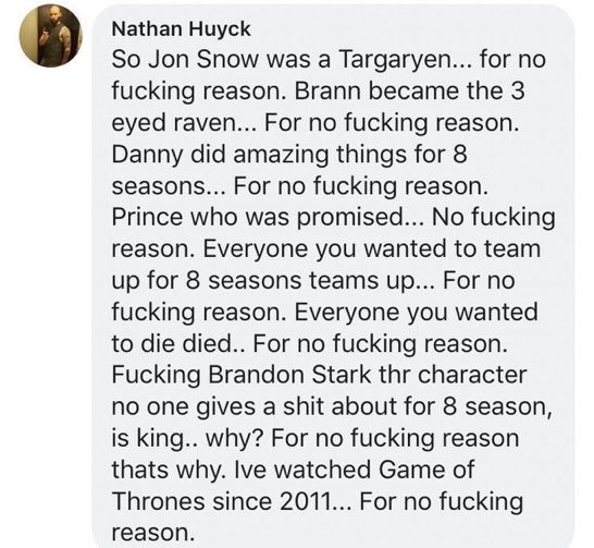 Supercaligirl4's tweet image. And that&apos;s pretty much it

 #GameOfThonesFinale
