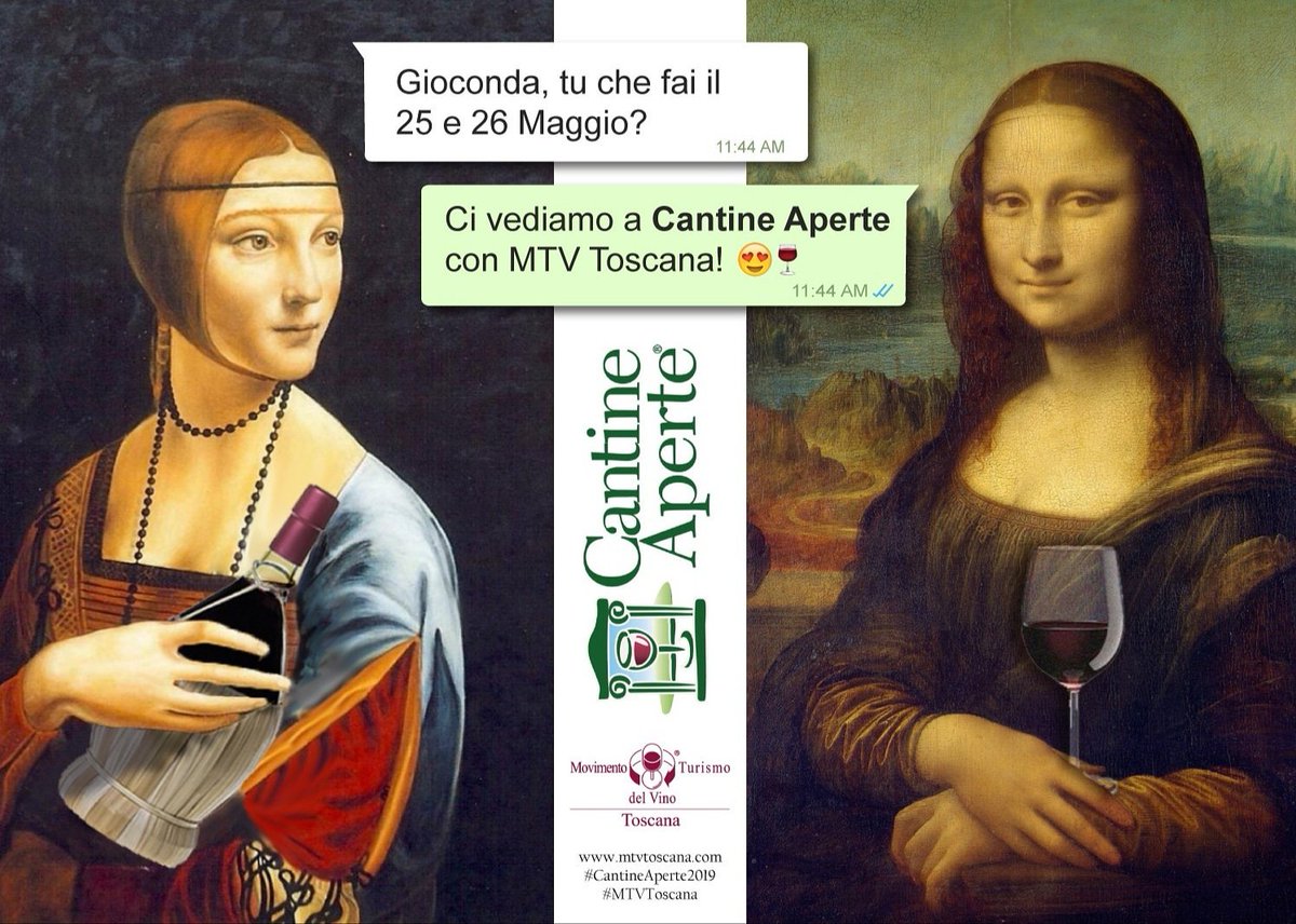 Per #CantineAperte2019 le 100 cantine di #MTVToscana hanno ideato programmi mai visti: visitate il nostro sito [link in bio] per scegliere il programma che fa per voi!
<a href="/MTV_Italia/">MovimentoTurismoVino</a>
#MTVino #MovimentoTurismoVinoToscana  #tuscany #enoturismo #wine #CantineAperte27 #winewalk