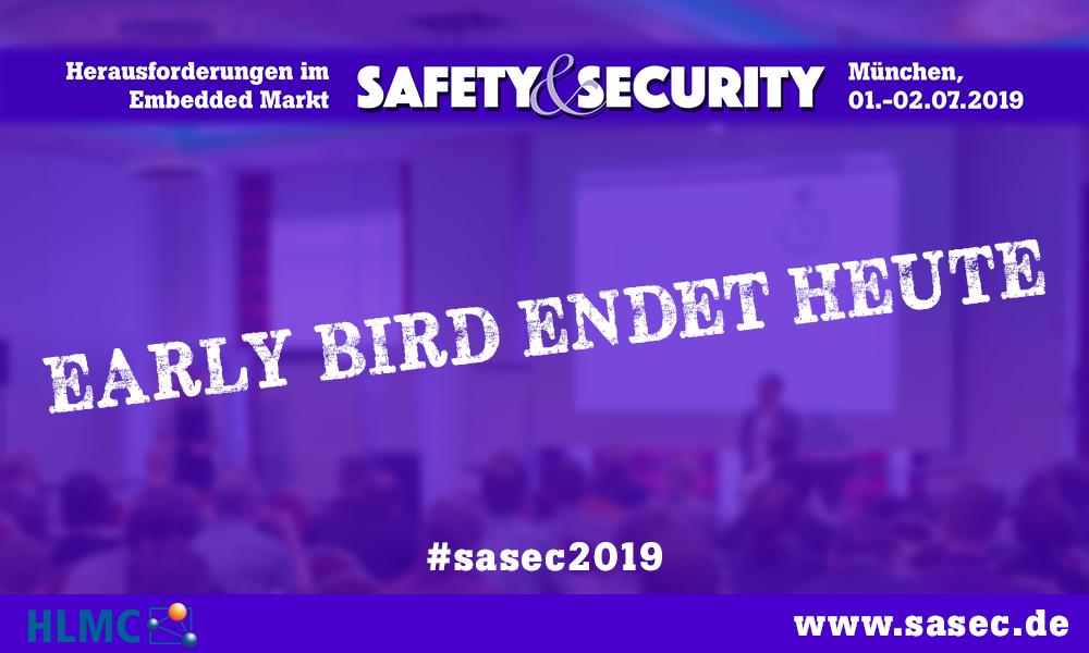 SafandSec's tweet photo. #Safety &amp; #Security erhält mit zunehmender Vernetzung einen immer höheren Stellenwert. Besonders betroffen sind #Embedded Anwendungen, die im #IoT Zeitalter miteinander kommunizieren und somit Raum für externe Angriffe bieten. Heute endet der #earlybird https://t.co/CYMfCQnUIw https://t.co/PKmv8bGqg4