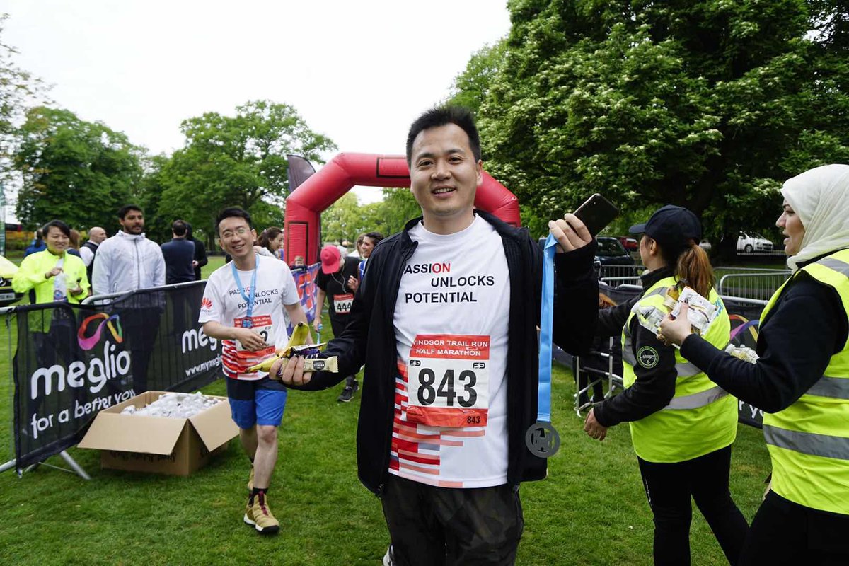 HuaweiUK's tweet image. Passion unlocks potential. 

Thank you to all of the runners who came out to support the Royal Windsor Trail Run Half Marathon yesterday.

#HuaweiInTheCommunity