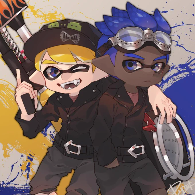 commission
依頼で描かせていただきました相棒。 