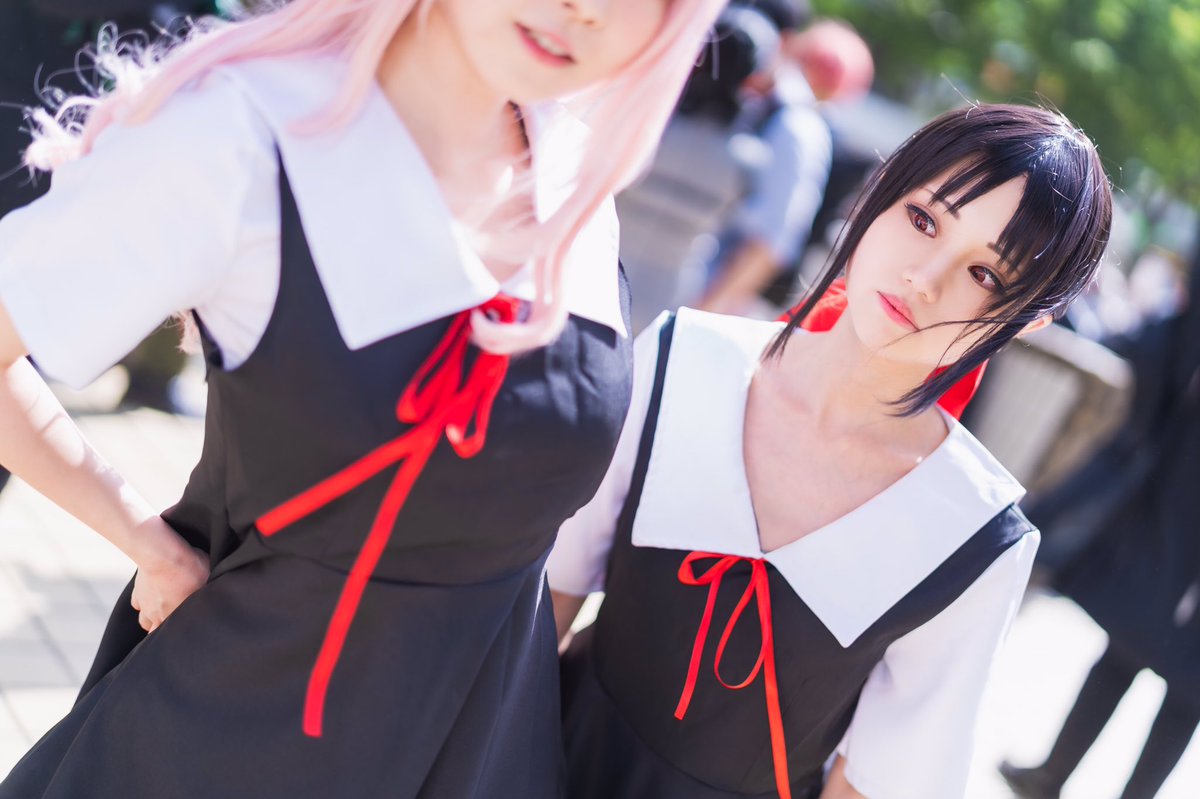 ʚ舞陽女ɞ U Tvitteri コスプレ かぐや様は告らせたい 藤原さ ん 藤原千花 まの 四宮かぐや 舞陽女 Photo K2dog ホココス