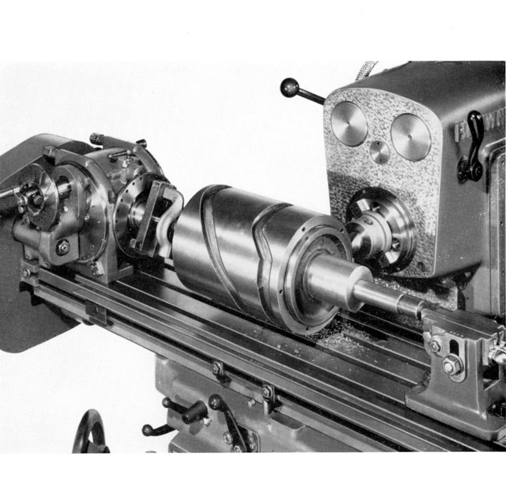 GrungyMachinist's tweet photo. #MillMondays
Cutting a cylindrical, or barrel cam with Universal Spiral Index Centers on Brown & Sharpe No. 2 Plain Horizontal Milling Machine with 3 HP motor.
#brown&sharpe #brownsharpemill #millingmachine #horizontalmill #vintagemachinery #oldtools #milling #Machinistlife https://t.co/J7pDnjkgMT