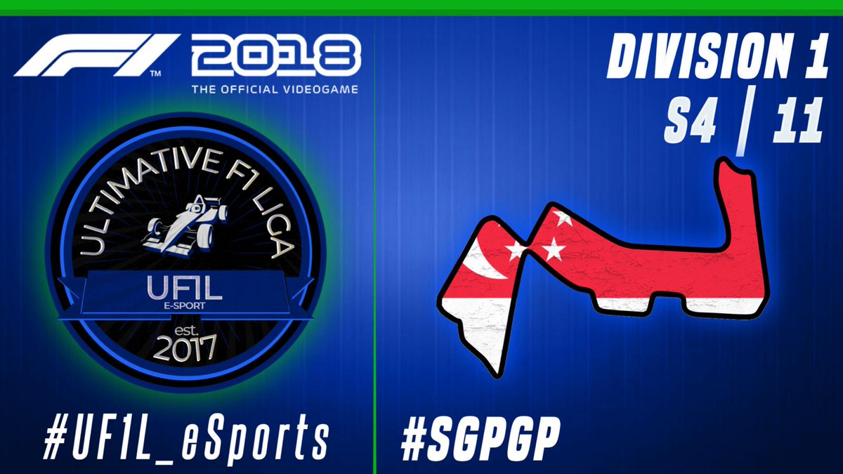 UFL_ESPORTS's tweet photo. 🏁 Raceday Division 1 🏁

#ps4 #F1Esports #racing #live auf #YouTube 🔥

🏁 #SingapurGP
🔴 Start 20 Uhr 
🎥 Ultimative F1 Liga TV 
https://t.co/B0kwEClWz3

#F1 #GAMING #livestream #GermanMediaRT #streamernetwork #StreamAcademy #StreamSupportGermany #LiveEvent https://t.co/fs8JoIFoTn