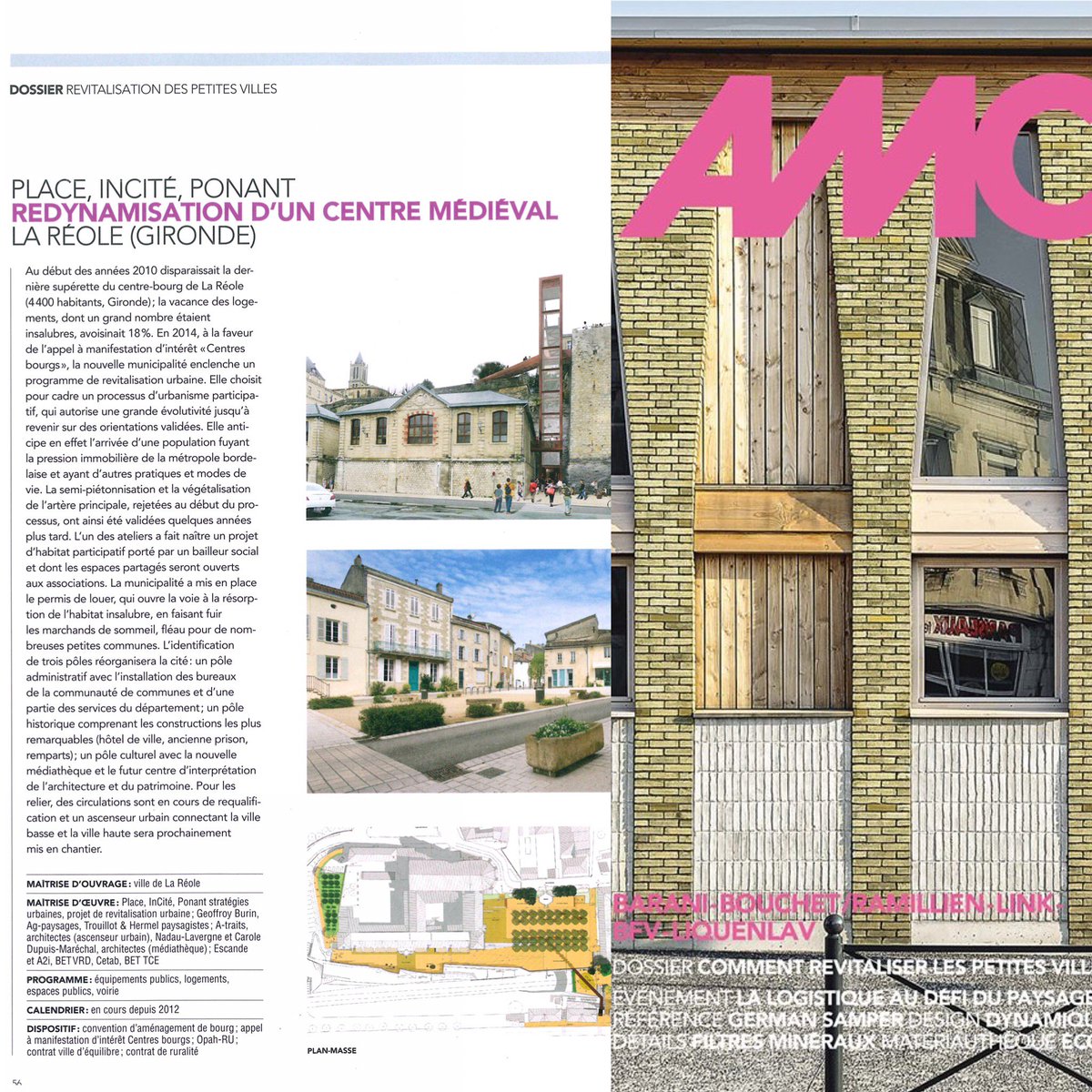 a_traits's tweet photo. A découvrir dans @AMC_archi (n°278-mai 2019) notre projet d'ascenseur urbain connectant la ville basse et la ville haute de La Réole ˃ ag-paysages // @a_traits // Guillaume Clément // Cetab #amenagementsurbains #urbandesign #architect #architecture #paysage #landscapearchitecture https://t.co/SID84JaOFl