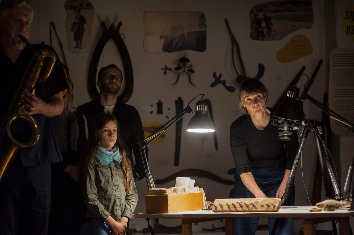 Juliedmyers's tweet photo. National Ethnographic Museum, Gdansk 
17.05 - 31.12.2019. Site-specific performances responding to the museum building and the objects within it. A project by visual artist Julie Myers in collaboration with musicians Natalia Kasperczyk, Pawel Nowicki and Simon Rose. https://t.co/SBtcfL1dtU