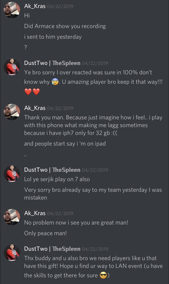 Funny fact about how I meet our new beast <a href="/AkKrasilnikov/">Elevate_AK</a>. I saw him play and was sure in 100% he play on iPad. After I told him that he play on iPad he got very angry on me. He send me video of is gameplay and I see only pure skills! I send him that I sorry and is amazing player