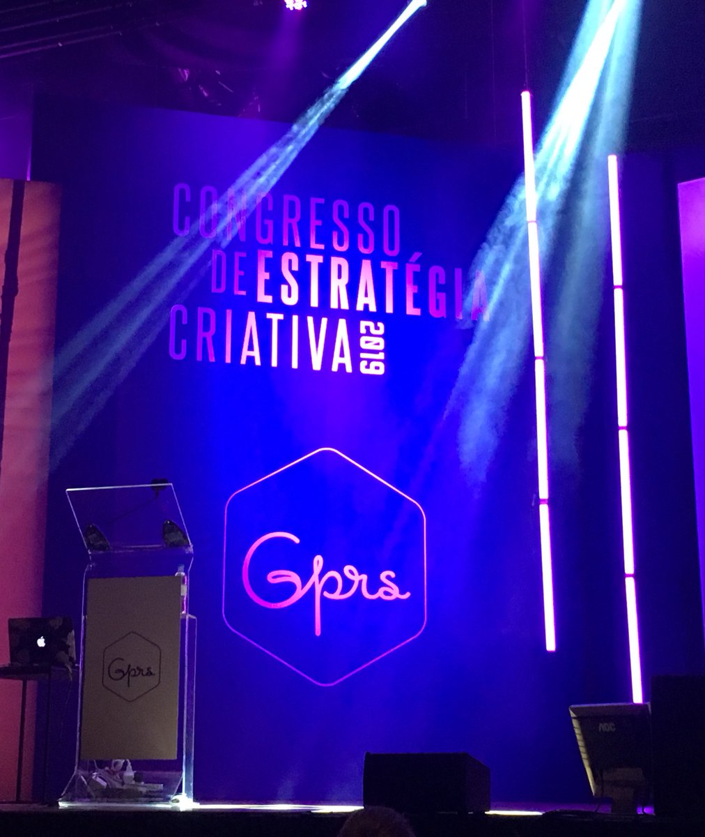 Cophygital's tweet photo. Estamos no Congresso de estratégia criativa 2019 feito pela GPRS. Hoje o dia vai ser de muito conteúdo! 💙🚀 https://t.co/v2Ep7kN01h