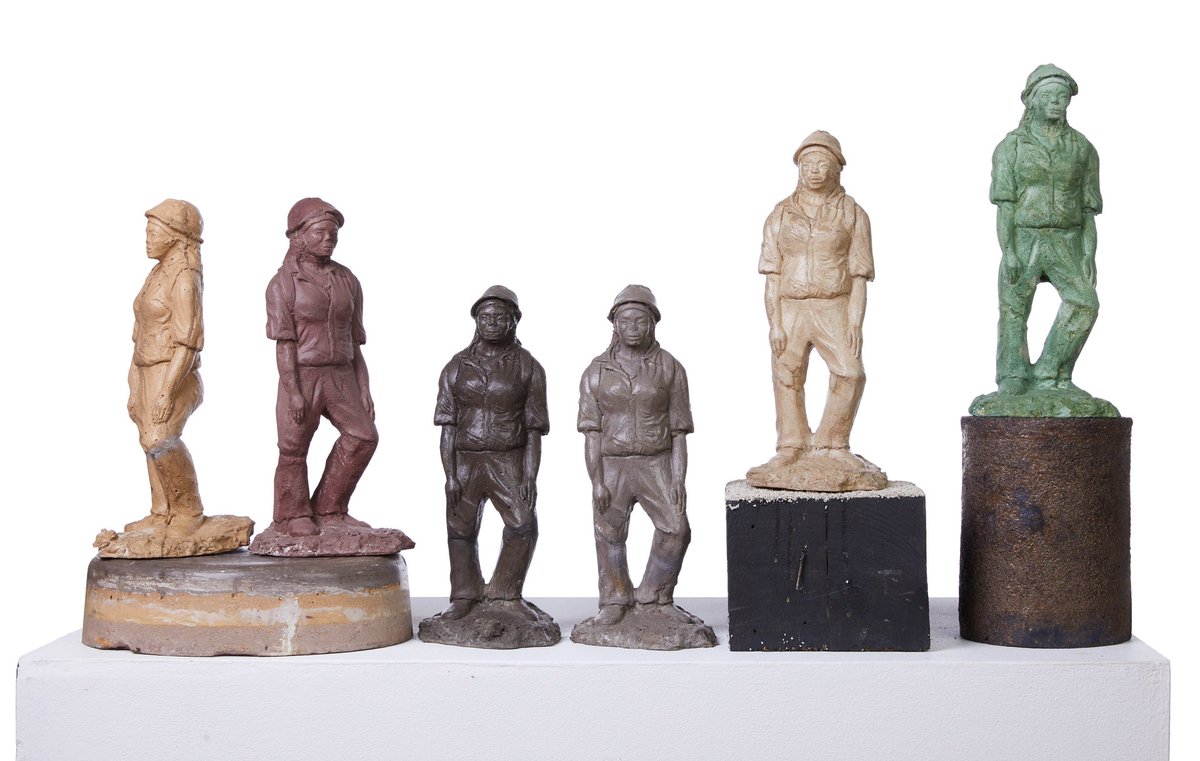 Special Commendation in the Sculpture Category went to 2019 PPC Imaginarium Award Finalist, Prudence Magagula for her exploration of
gender violence and sexism experienced by female mine workers. bit.ly/2YIdaof. #PPCImaginarium <a href="/PPC_Africa/">PPC_Africa</a>