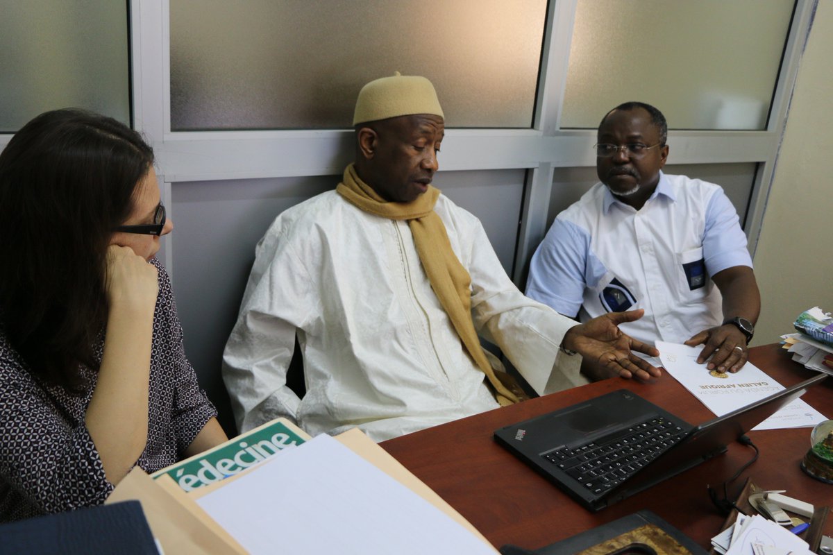 MARCAD7's tweet image. #MARCAD7 #MARCAD programme Director, Prof Oumar Gaye and @AO_ASPIRE Director Prof Bassirou Bonfoh, held a working session during Prof Bonfoh visit to discuss about the 2019 #DELTASAfrica Annual Meeting organisation, which will take place in Dakar/Senegal.
@AASciences