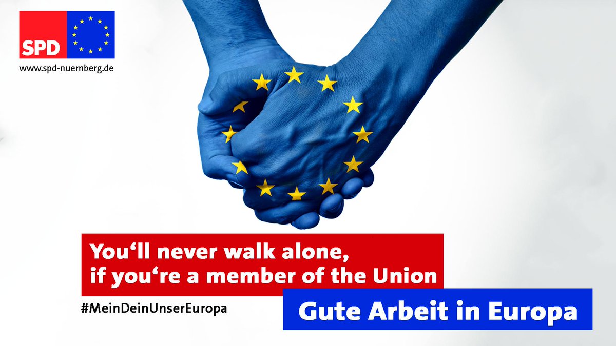 Wir wollen ein #Europa der guten Arbeit! Dafür brauchen wir starke Gewerkschaften. Deshalb sprechen wir am Donnerstag mit #DGB Mittelfranken-Geschäftsführer Stephan Doll. Kommt vorbei und diskutiert mit! ⏰ Do, 23. Mai, 18.30 Uhr 📌Blaues Haus, Allersberger Str. 185, Nürnberg