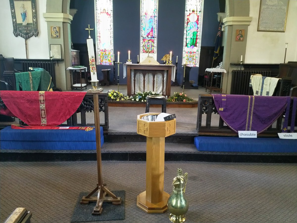 RevKarenOwen's tweet photo. Ready and waiting for Year 2 St.Andrew's to arrive for teaching visit. #privilege #ReligiousEducation #Whatsthatfor? #Doyoulivehere? https://t.co/N2kLgL2BIR