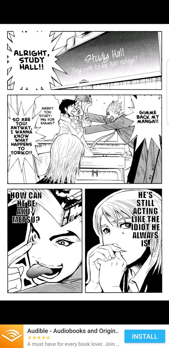IamYannan's tweet photo. You know your manga is GOAT when it mentions another GOAT manga #ReadToriko https://t.co/ivkI1y3N9M