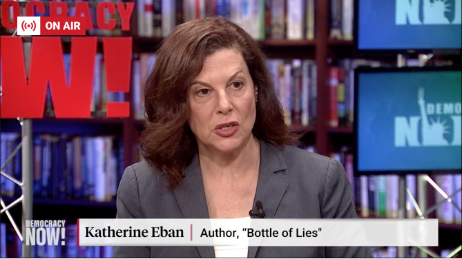 "The U.S. consumer [is] getting less information about where their drugs are made than where their cereal is made," says journalist  @KatherineEban, whose new book investigates unsafe conditions in Chinese and Indian factories that make generic drugs sold in the U.S.