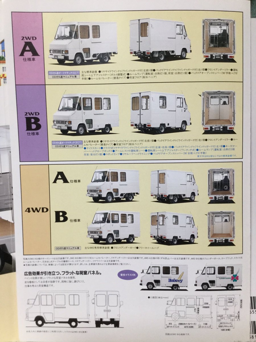 自動車カタログ収集記 Lh81 クィックデリバリー100