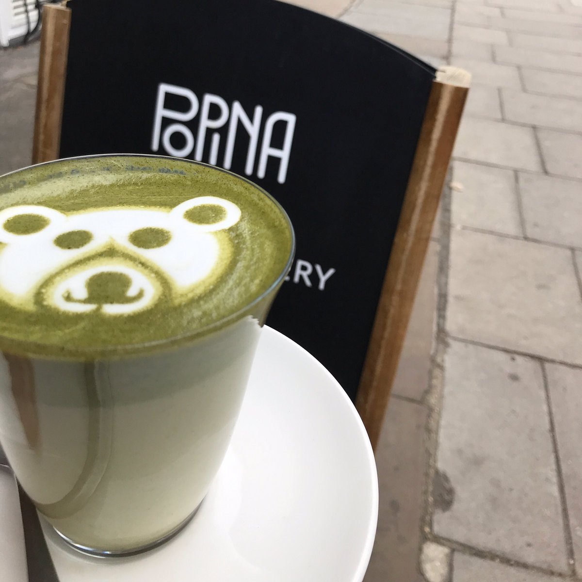 What matcha latte dreams are made of!  💚and it’s #vegan