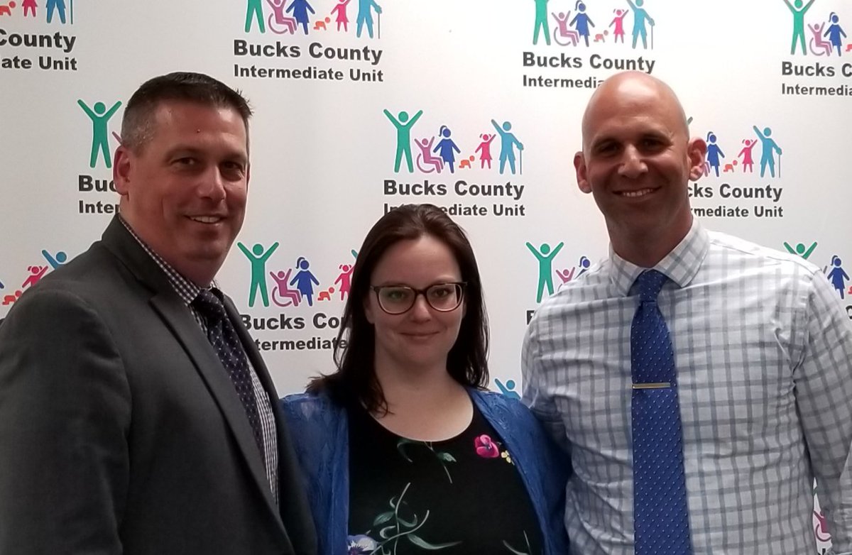 Congrats to Justin Rubenstein &amp; Jessica Ody for completing the BCIU Leadership Development Fellowship Program! They belong to the third cohort of the program, which aims to develop a network of young leaders &amp; advocates for public education in Bucks County Schools. #BensalemProud