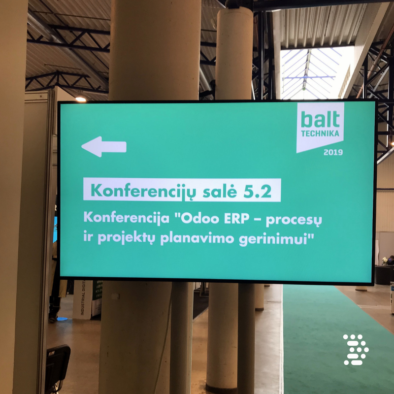 versada_team's tweet photo. Last week Versada was participating at Balttechnika2019 exhibition and had a presentation about Odoo for industrial and manufacture companies. We say a big thank you for participants, it was a pleasure!

Versada - Your Trusted Odoo Partner. https://t.co/vZEQyHuO3z