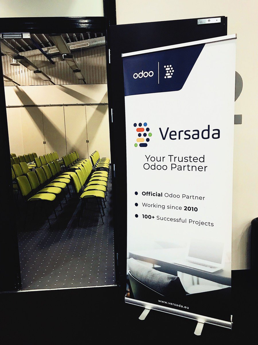 versada_team's tweet photo. Last week Versada was participating at Balttechnika2019 exhibition and had a presentation about Odoo for industrial and manufacture companies. We say a big thank you for participants, it was a pleasure!

Versada - Your Trusted Odoo Partner. https://t.co/vZEQyHuO3z