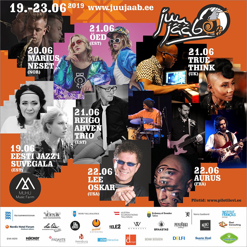 Selle suve parim kooslus on Juu Jääb ja Jaanipäev! Veeda pikk nädalalõpp Muhus ja Saaremaal, naudi Juu Jääbi - ja saarte erinevaid jaaniõhtuid! 
Pikal nädalavahetusel jõuab nii mõndagi! Juu Jääb! facebook.com/events/2784214…