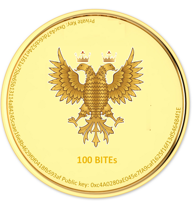 BitcoinEos's tweet photo. Official 100 BITEs coin that can be send via email, PM, DM, SMS, anything. Get yours before they run out. More than half is already distributed. Comment, share, like and I will DM you one. https://t.co/zdWZvq2jV4
