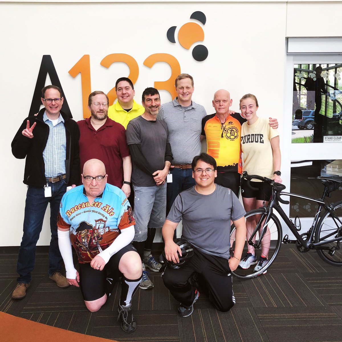 A123 systems employees were happy to particulipate in National Bike Month by biking to work last Friday! #NationalBikeMonth #A123Systems