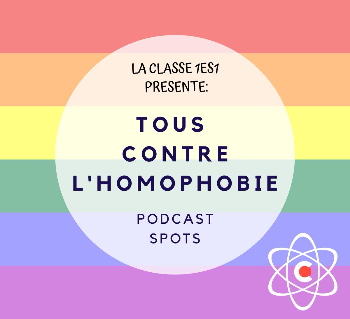LjcOnAir's tweet photo. Le podcast de "Tous contre l'homophobie" est désormais disponible. Vous pourrez aussi découvrir les spots de prévention (audio/video) fait par les élèves de la classe de 1ES1 😉
https://t.co/g6Uc1SRmJU https://t.co/7FwlS4Lwxw