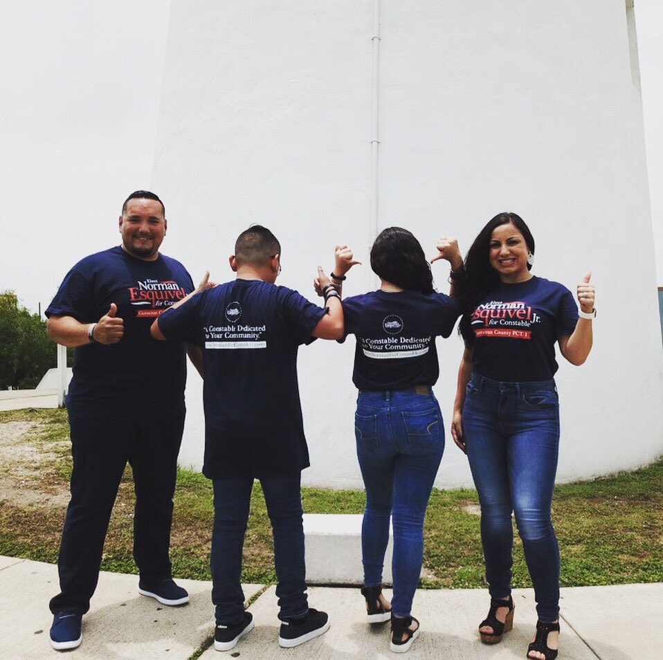 Norm4Constable's tweet photo. Good news everyone! The shirts are in and we have a lot more merchandise coming in the next couple of weeks. 

Please contact us to join our team and help Norman become your next Constable for Cameron County Pct. 1.

“A Constable Dedicated to Your Community.” #TeamEsquivel https://t.co/r5Ox6yP4EU