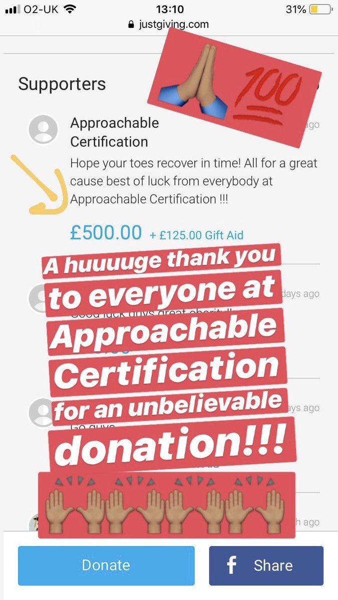 A masssive thank you to all at <a href="/Approachable_CB/">Approachable CB</a> for the more than generous donation of £500 towards <a href="/mentalhealthuk/">Mental Health UK</a> 

#puregym <a href="/Approachable_CB/">Approachable CB</a> #thankyou