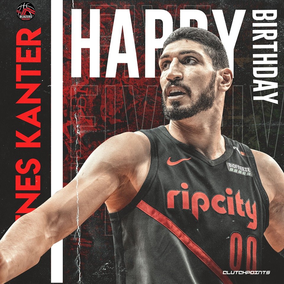 Join Blazers Nation in wishing Enes Kanter a happy 27th birthday!    