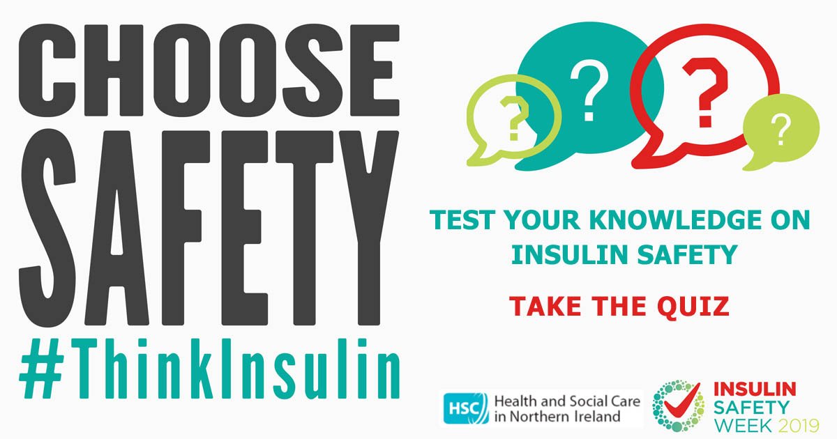 WesternHSCTrust's tweet image. How would you score on your knowledge of insulin safety? Be an Insulin Safety Champion 2019 by taking our insulin safety quiz here bit.ly/1a2ki4G  
Enter Room Name INSULINSAFETY &amp;amp; your own name to take the quiz. @InsulinSafety19 #ThinkInsulin #insulinsafetyweek
